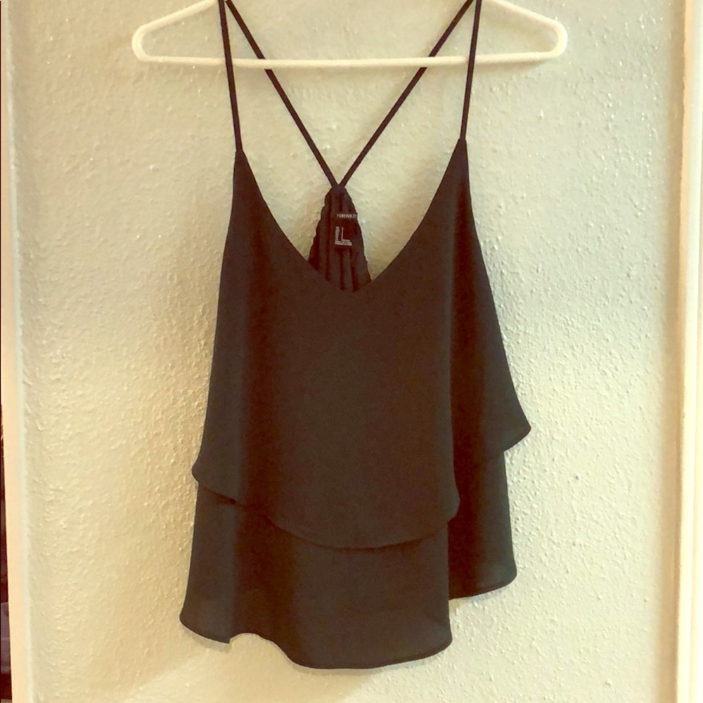 Green Flowy Tank
